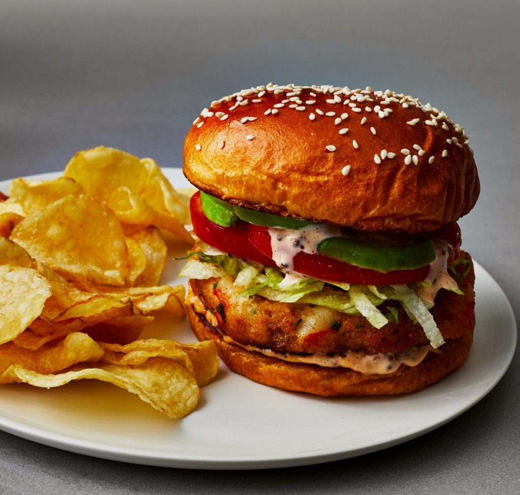 طرز تهیه برگر میگو