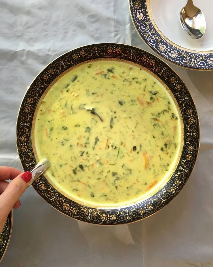 طرز تهیه سوپ گشنیز