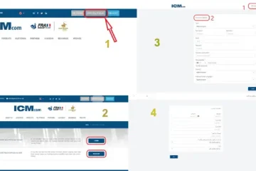 مراحل آموزش ثبت نام و افتتاح حساب در بروکر ICM Capital