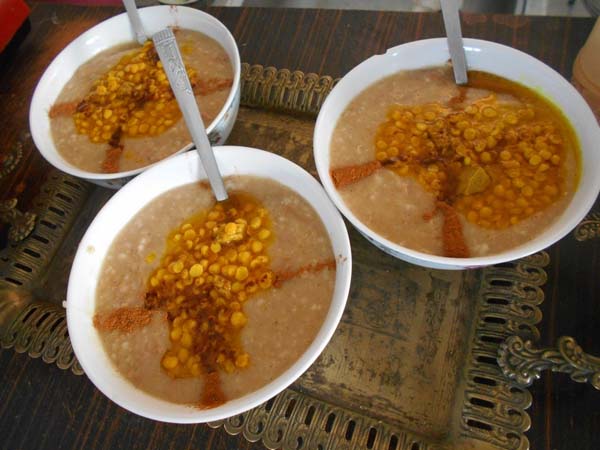 نحوه تهیه حلیم نیشابوری مشهد با گوشت گوسفندی و بلغور گندم قدم به قدم 4 طرز تهیه حلیم نیشابوری