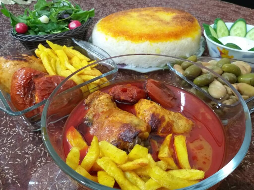 نحوه تهیه ترشه کباب مرغ گیلانی لذیذ و مجلسی با طعم عالی 4 طرز تهیه ترشه کباب گیلانی