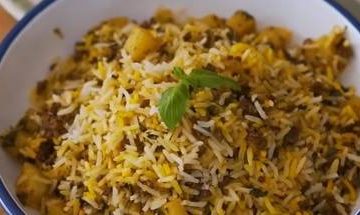 طرز تهیه ریحان پلو