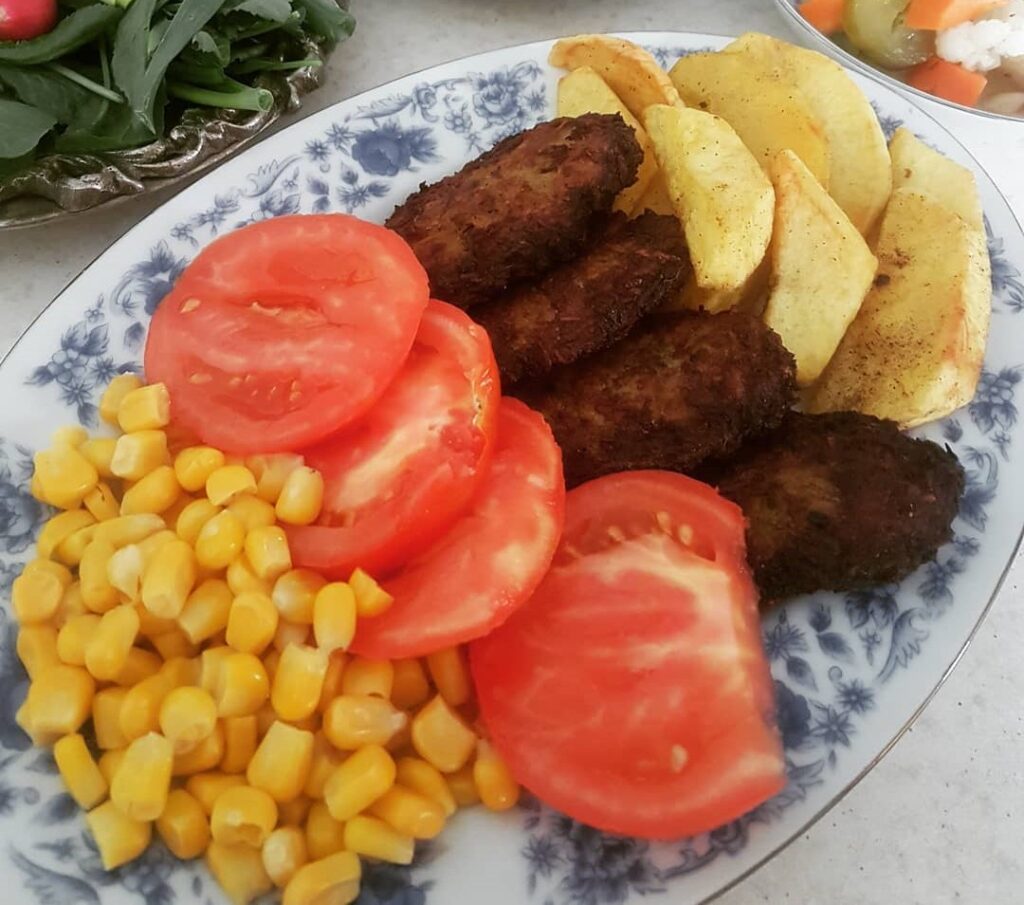 طرز تهیه کتلت لوبیا چشم بلبلی