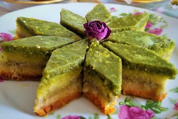 طرز تهیه باقلوا لوزی