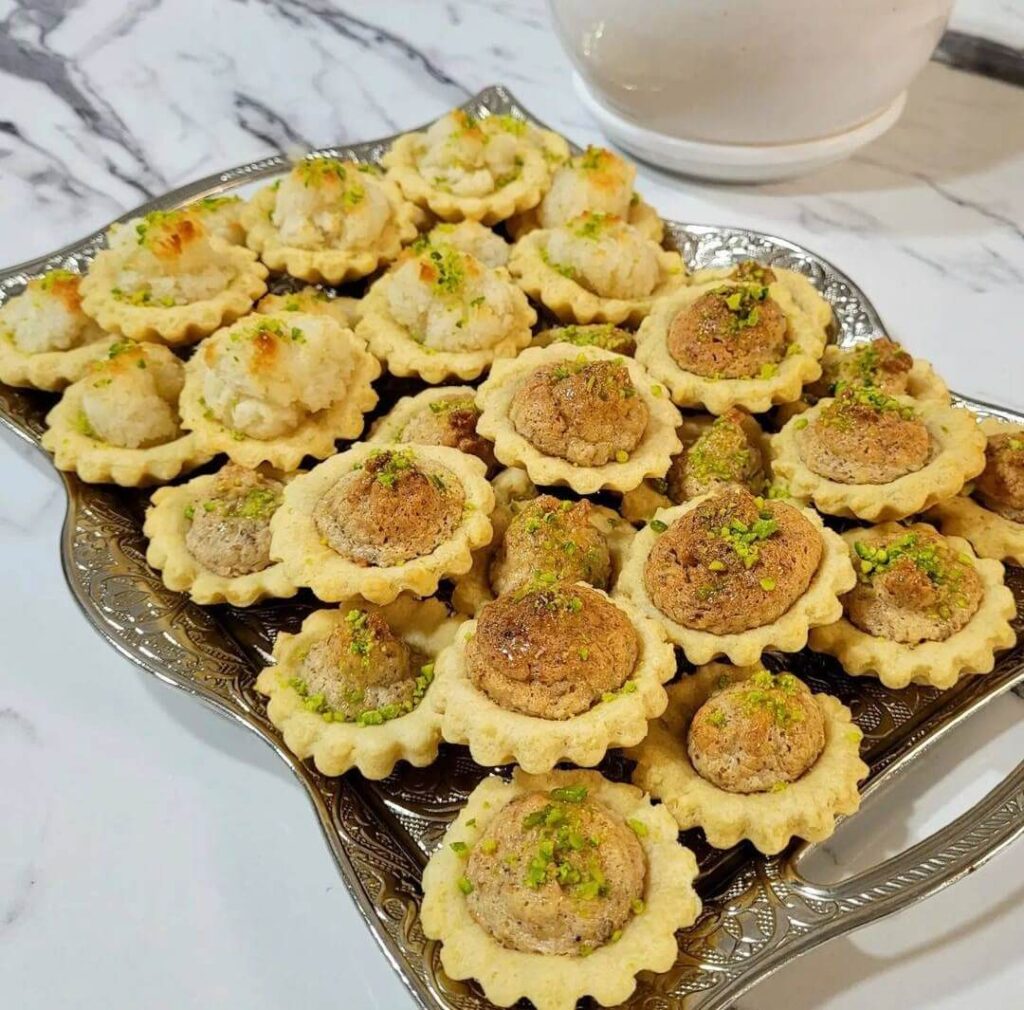 نحوه تهیه تارت نارگیلی با لیوان فرانسوی با دستور سر آشپز 2 طرز تهیه تارت نارگیلی