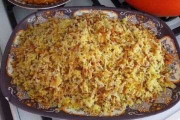 طرز تهیه رشته پلو خالی