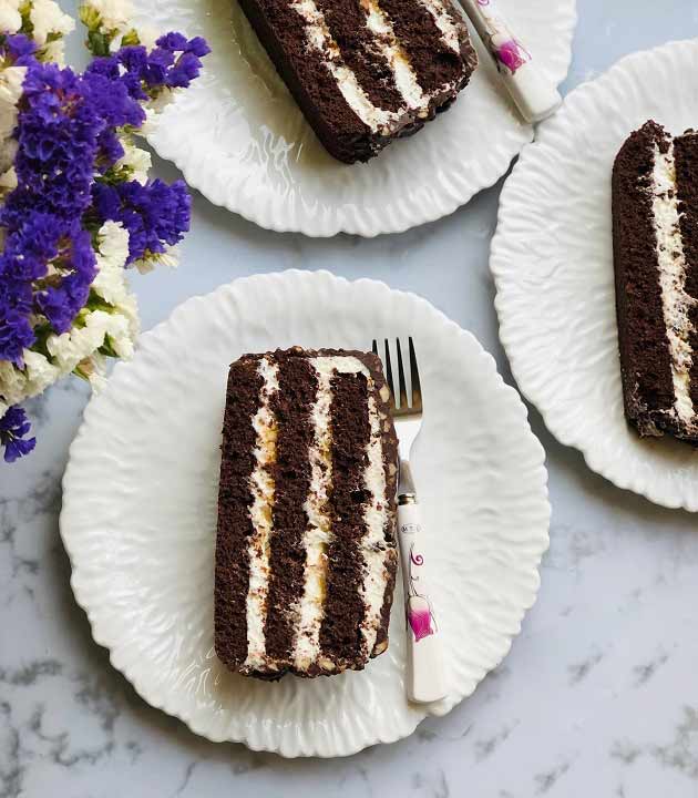 طرز تهیه شیرینی خامه ای در تابه