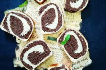 طرز تهیه نان تست دو رنگ