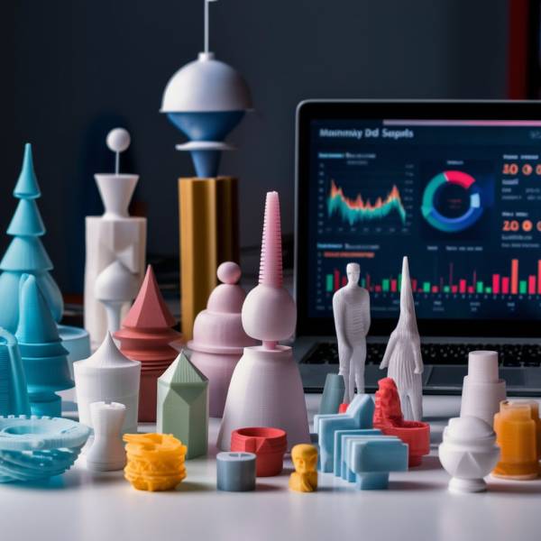 ساخت مجسمه یا قطعات سفارشی دکوری برای کسب درآمد از پرینتر سه بعدی