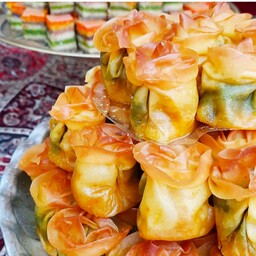 نحوه تهیه باقلوا پیچ قزوین با خمیر مخصوص مرحله به مرحله_سلوادور 5 طرز تهیه باقلوا پیچ