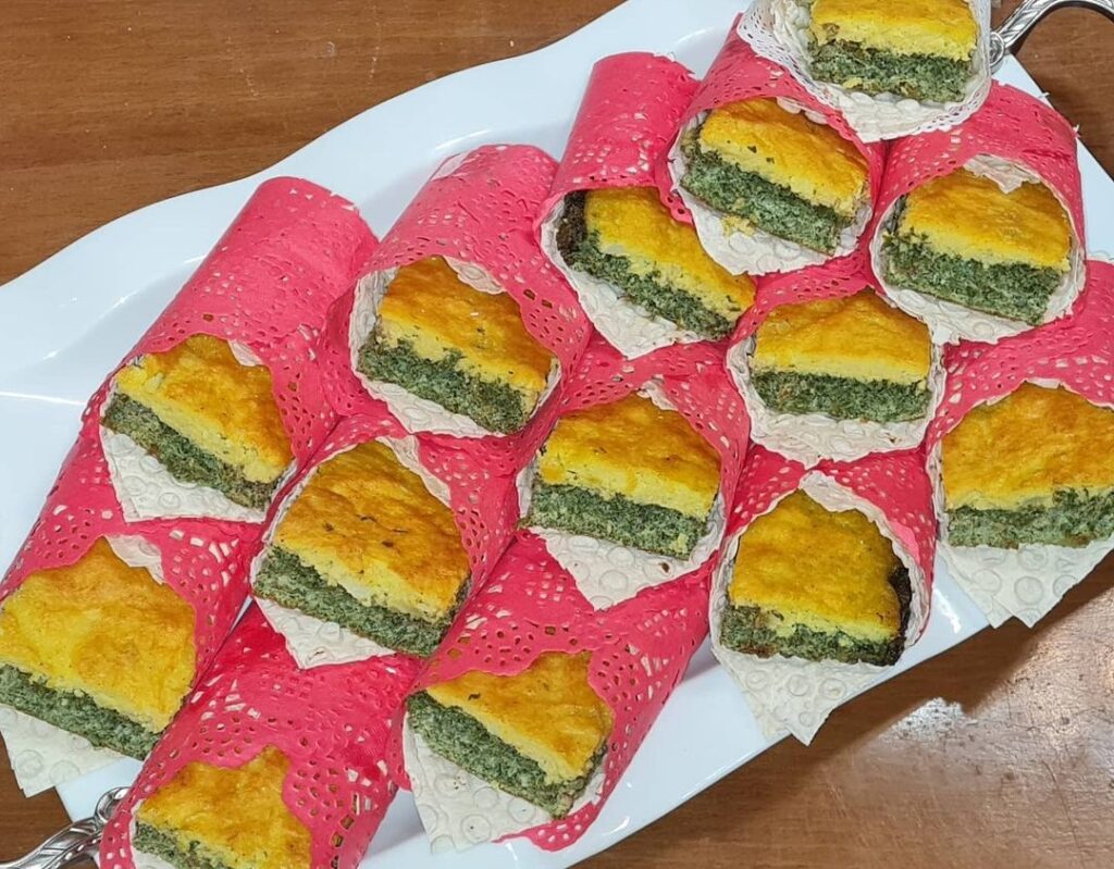 طرز تهیه کوکو دو رنگ