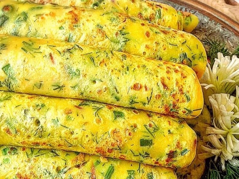 طرز تهیه کرپ سبزیجات