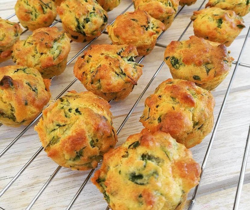 طرز تهیه مافین اسفناج