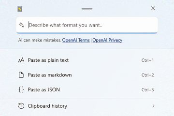 نمایی از سبک جدید کپی پیست در ویندوز ۱۱