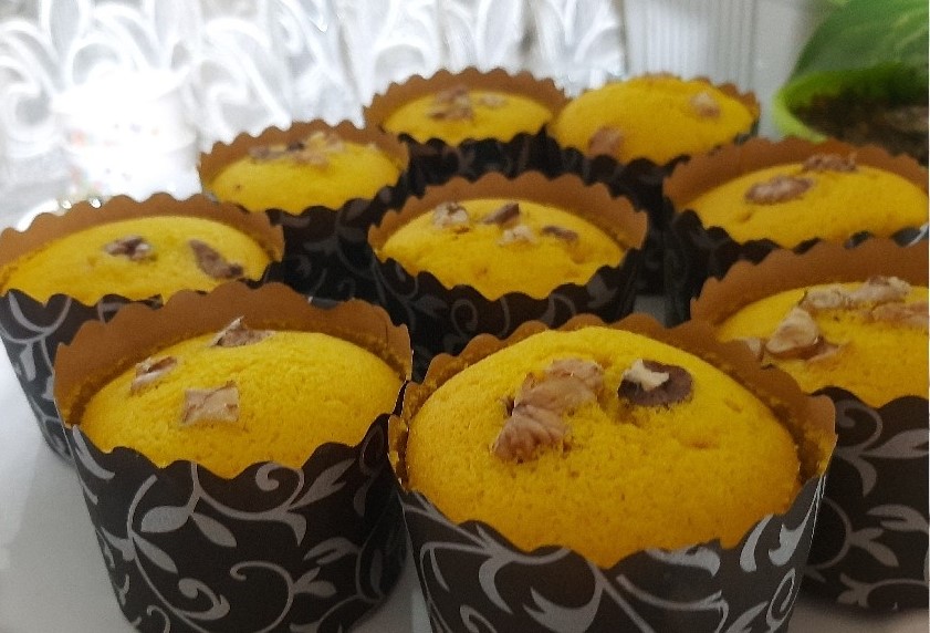 طرز تهیه کاپ کیک زعفرانی