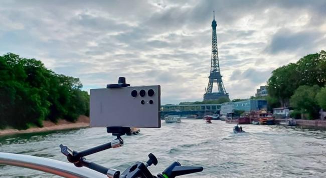 برای نخستین بار پخش زنده مسابقات قایقرانی المپیک با استفاده از گلکسی اس ۲۴ اولترا انجام شد