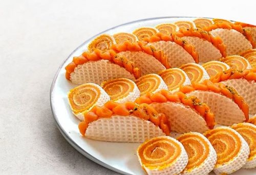 طرز تهیه حلوا رولی