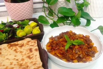 طرز تهیه خوراک دل و جگر و قلوه خوشمزه گوسفندی