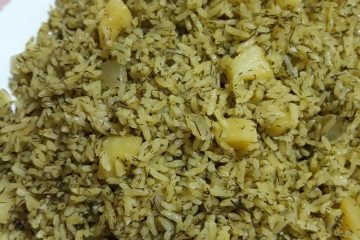 طرز تهیه پلو سیب