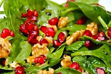 طرز تهیه سالاد اسفناج