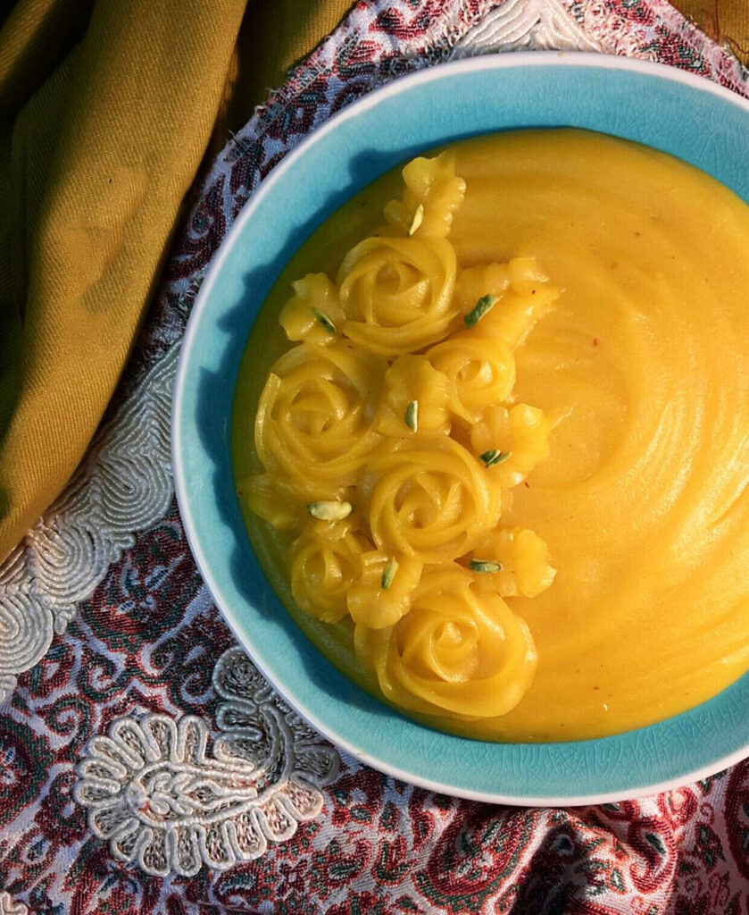 طرز تهیه حلوا کاسه شیرازی 