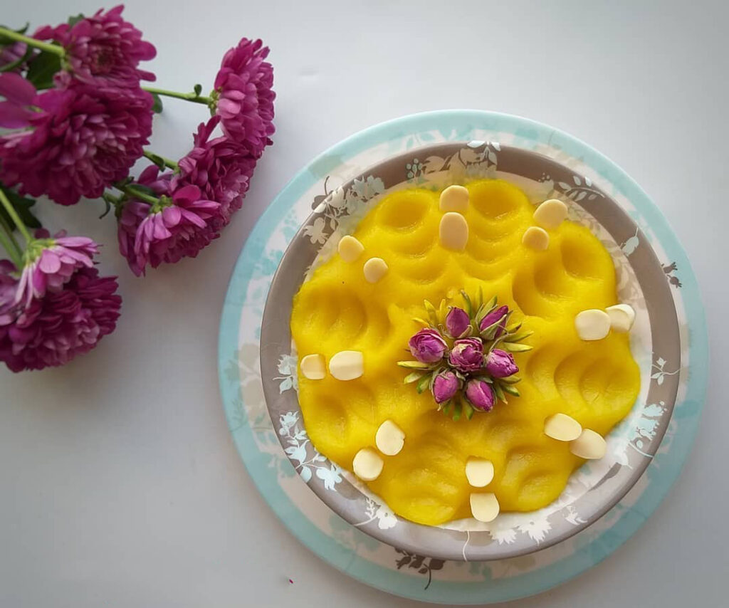 طرز تهیه حلوا کاسه شیرازی