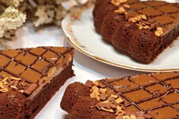 طرز تهیه کیک نسکافه ای کافی شاپی با شیر ساده و راحت