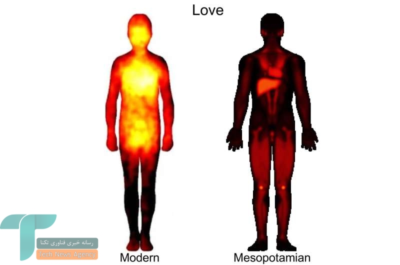 محل دقیق تجربه احساساتی مانند عشق از گذشته تاکنون تغییر کرده است