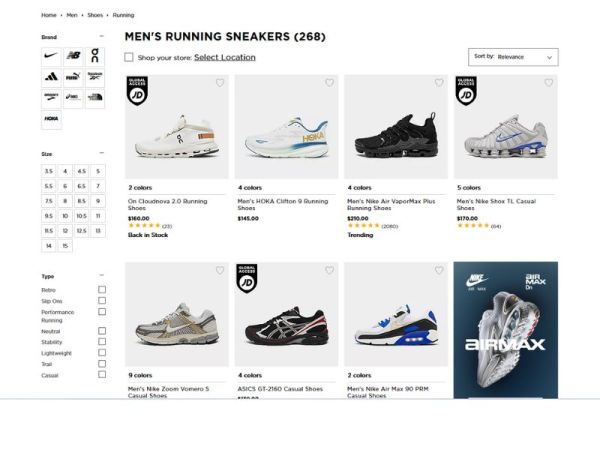 کجا کفش ورزشی مردانه حرفهای اشکار کنیم؟ 3 سایت معتبر جهانی!_سلوادور 3 JD Sports به عنوان یکی از مقاصد اصلی برای خرید کفشهای ورزشی از برندهای مطرح جهانی شناخته میشود