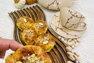 طرز تهیه باقلوا حلزونی (باقلوا دو رنگ)با فر و بدون فر برای عید نوروز