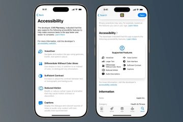 برچسب Accessibility اپ استور