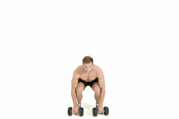 حرکات بدنسازی با دمبل؛ ۲۷ تمرین و انواع حرکات با دمبل_سلوادور 90 ورزش با دمبل - حرکت دمبل کلین