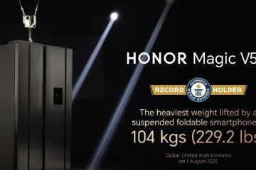 رکورد جهانی گینس آنر مجیک V5 برای تحمل وزنه ۱۰۴ کیلوگرمی