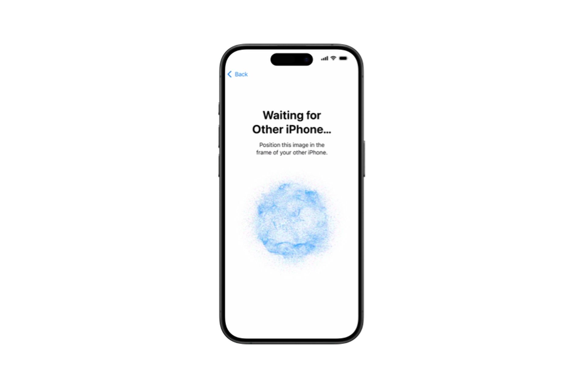 قدم سوم انتقال داده بین آیفون قدیمی و آیفون جدید