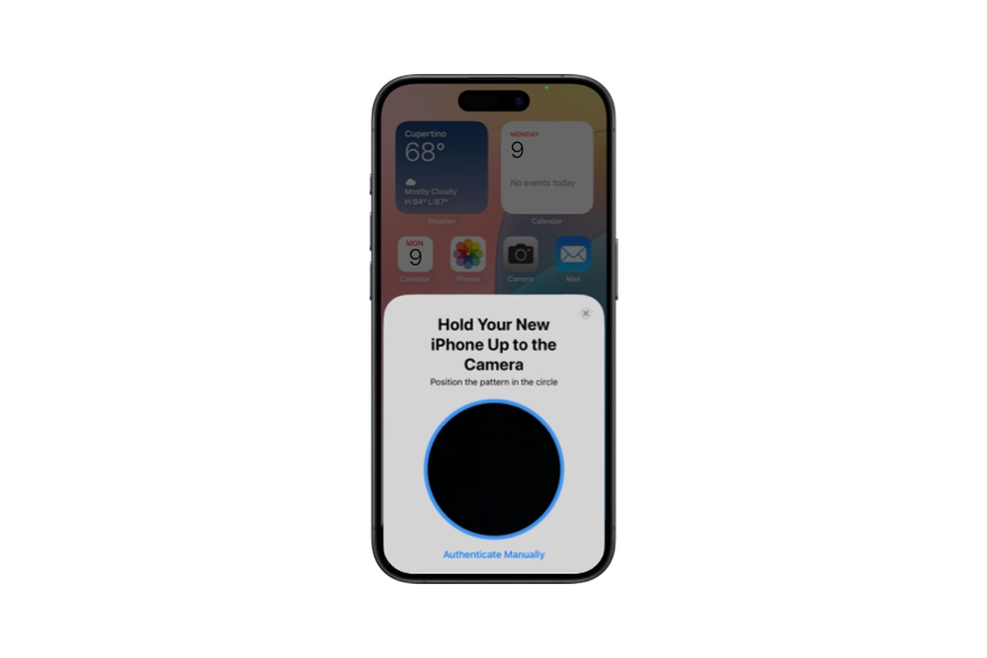 قدم چهارم انتقال داده بین آیفون قدیمی و آیفون جدید