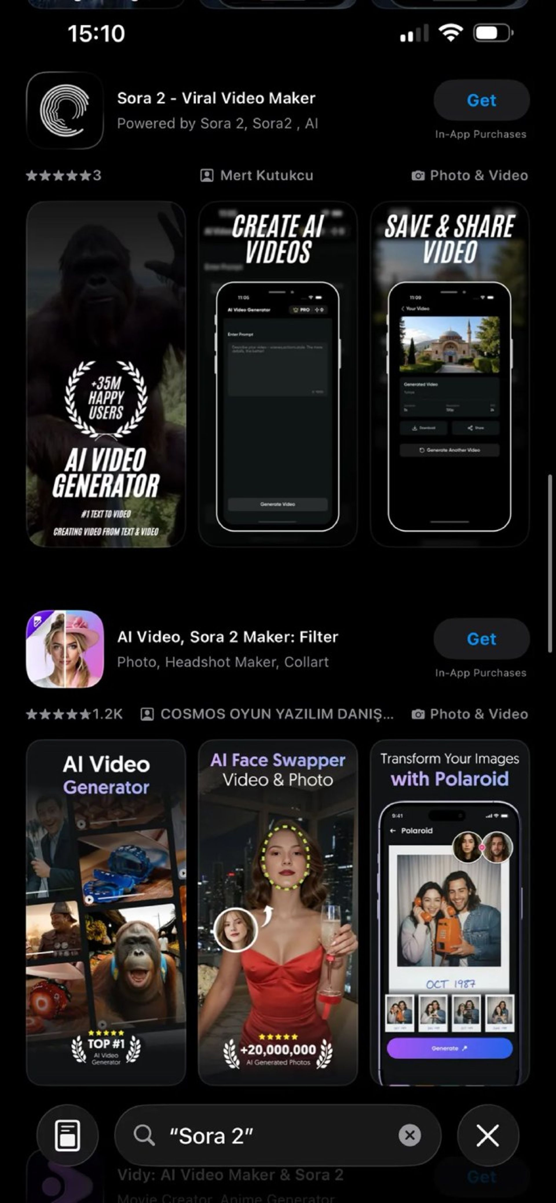 اپلیکیشن های کلاهبرداری سورا در اپ استور